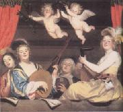 Gerrit van Honthorst The Concert (mk05) oil